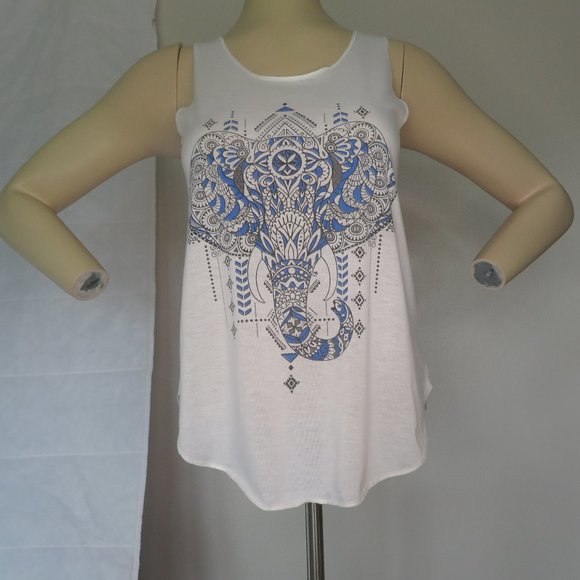 La Soul Tops - LA Soul Elephant Head Tank Top Size S/M